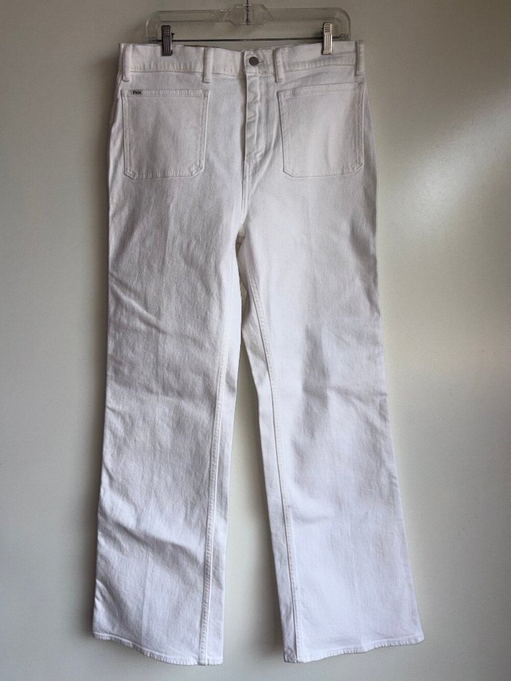 NWT Polo Ralph Lauren High Rise Boot Cut Jeans Size 32 White